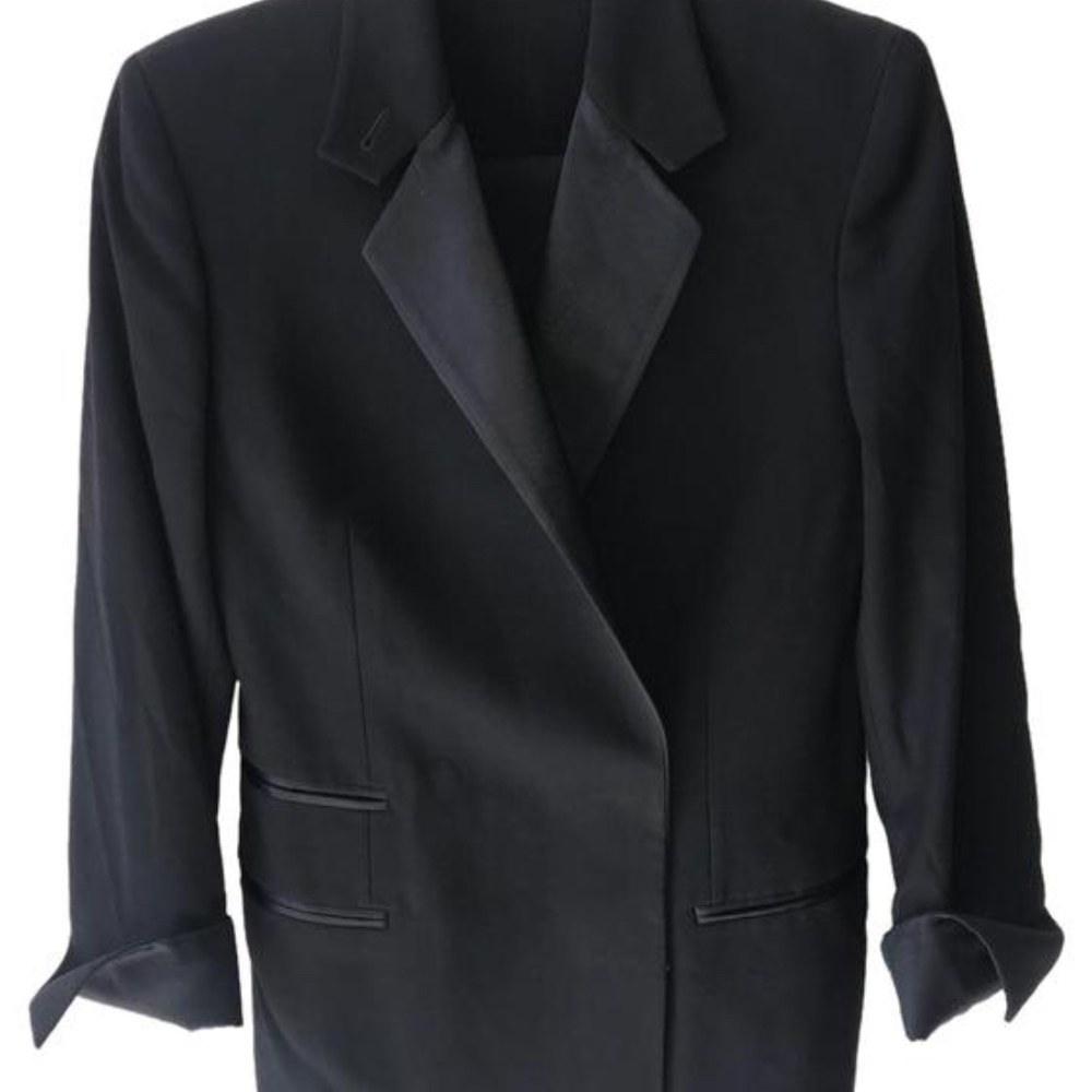 Gucci Black Vintage Tuxedo Pant Suit